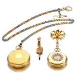Two pocket watches, 1860s