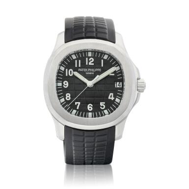 View full screen - View 1 of Lot 2127. Aquanaut, Reference 5165 | A stainless steel wristwatch with date, Circa 2010 | 百達翡麗 | Aquanaut 型號5165 | 精鋼腕錶,備日期顯示,約2010年製.