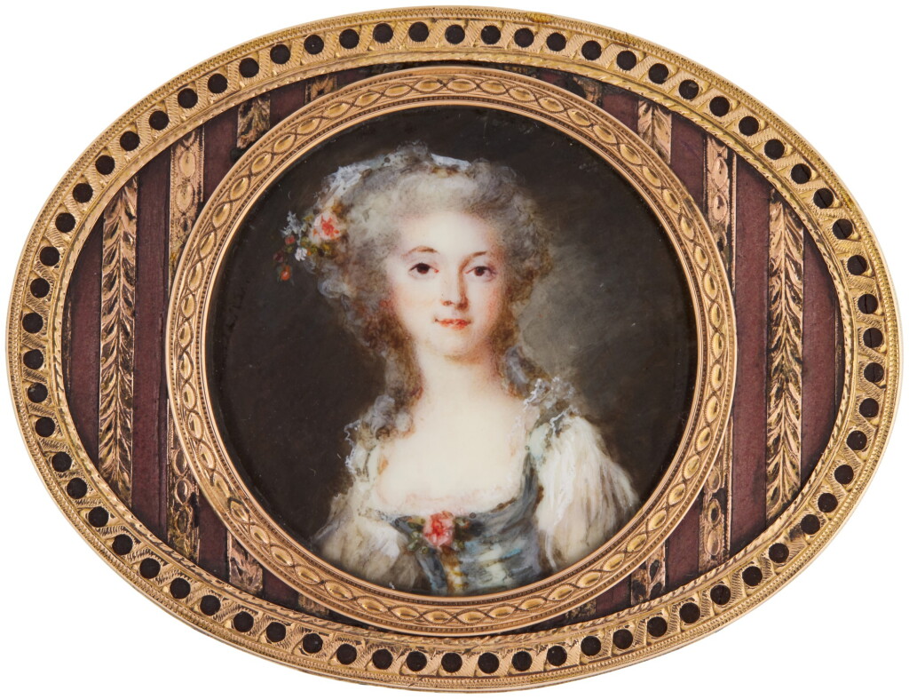 View full screen - View 1 of Lot 142. Portrait of a lady, circa 1780.