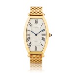 Tonneau Montre bracelet en or jaune | Yellow gold wristwatch Vers 1986 | Circa 1986