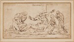 ATTRIBUTED TO MASSIMO STANZIONE | Study for a Lamentation