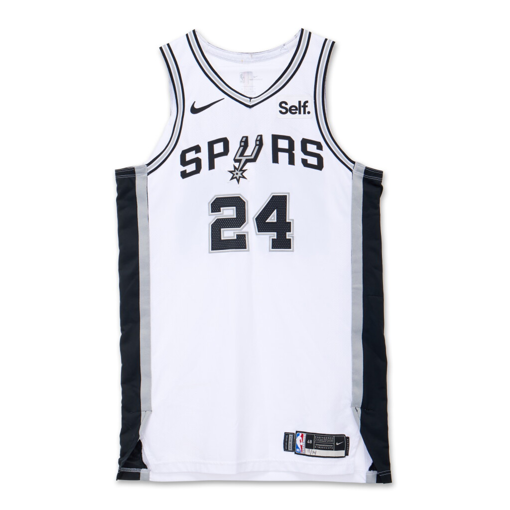 View full screen - View 1 of Lot 42. Devin Vassell San Antonio Spurs 2023-2024 In-Season Tournament Game Worn Association Edition Jersey .