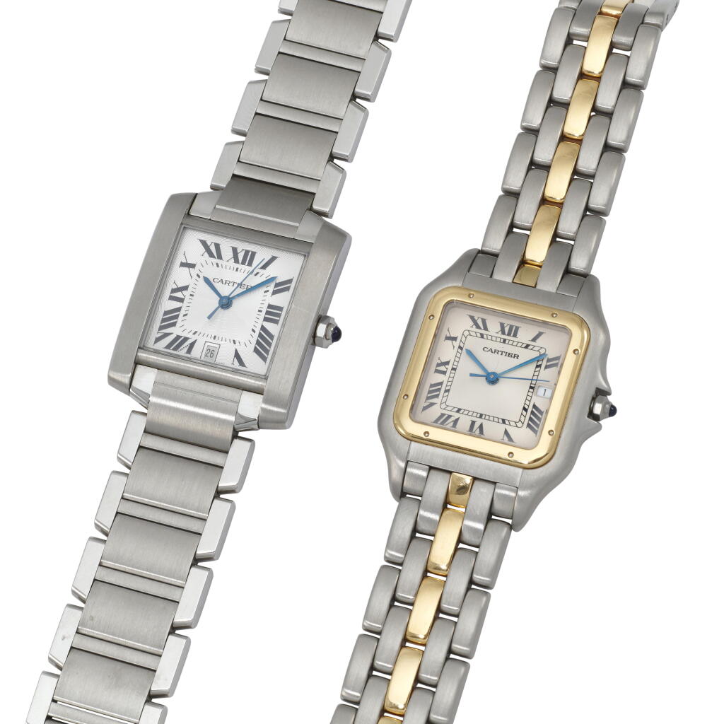 View full screen - View 1 of Lot 217. A set of two wristwatches.