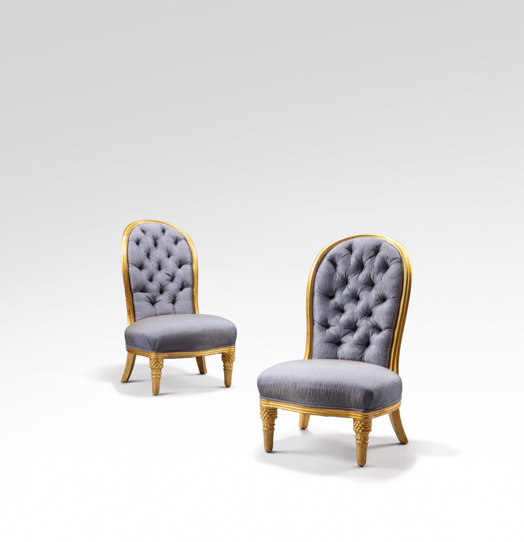 View full screen - View 1 of Lot 61. Pair of lounge chairs.