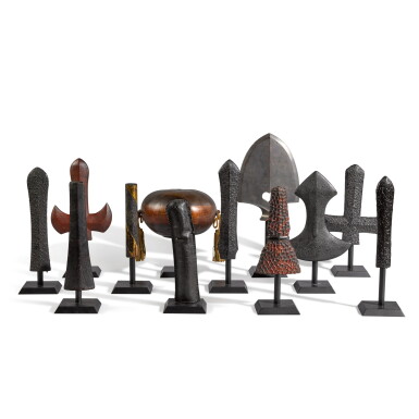View full screen - View 1 of Lot 138. Japan, Edo - Meiji period, 18th-19th century | Twelve Spear Sheaths, Yari-saya.