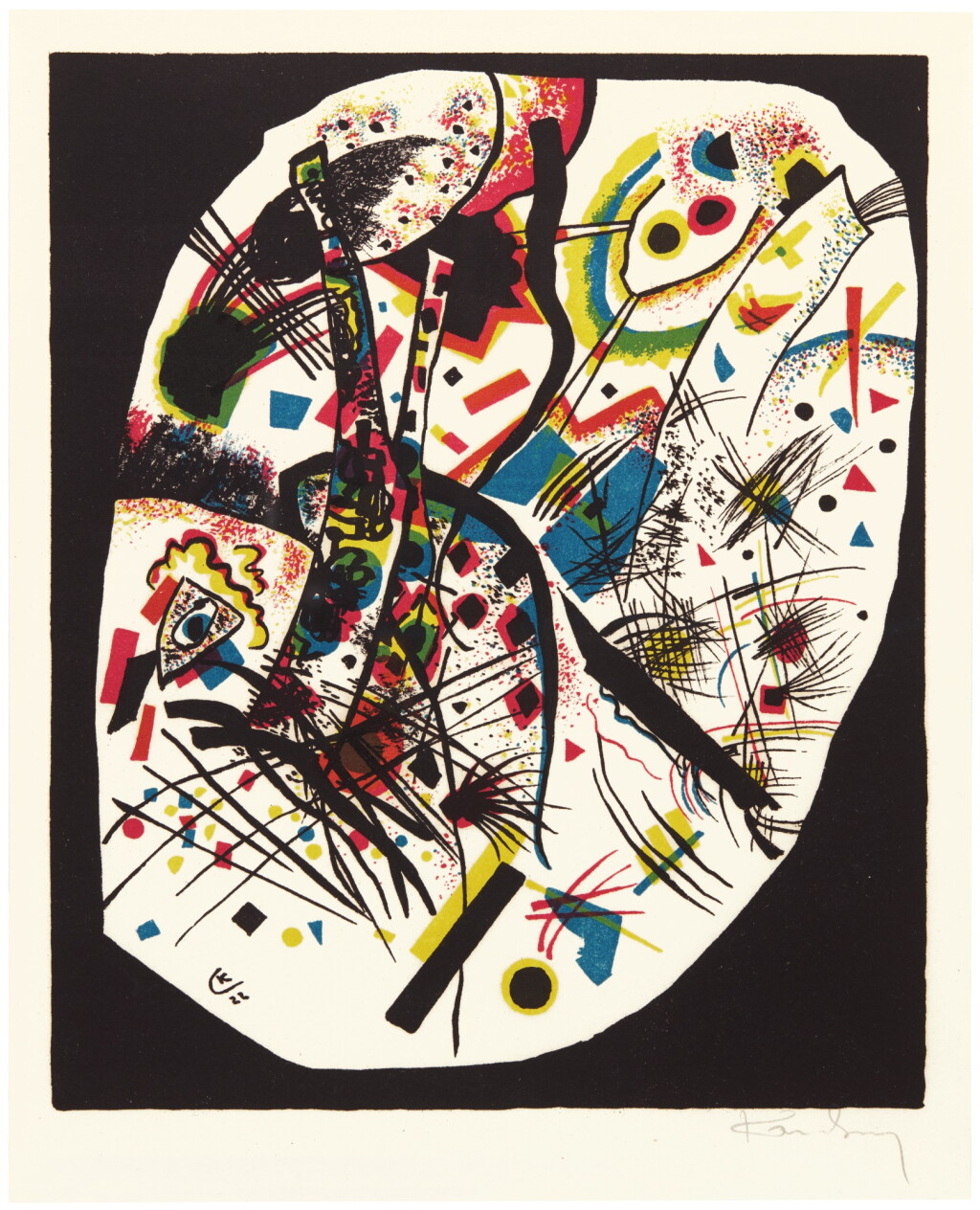 View full screen - View 1 of Lot 84. WASSILY KANDINSKY | KLEINE WELTEN III (R. 166).