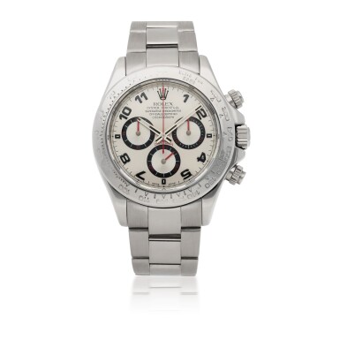 View full screen - View 1 of Lot 147. ROLEX | DAYTONA, REF 116509 WHITE GOLD CHRONOGRAPH WRISTWATCH WITH BRACELET CIRCA 2005.