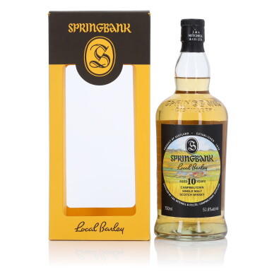 View full screen - View 1 of Lot 444. Springbank Local Barley 10 Year Old 51.6 abv 2011 (1 Bottle 75cl).