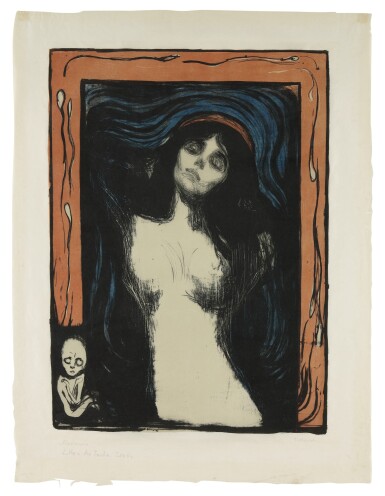 View full screen - View 1 of Lot 35. EDVARD MUNCH | MADONNA (SCHIEFLER 33; WOLL 39).
