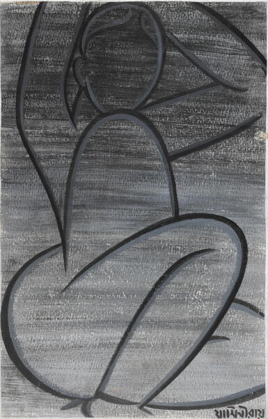 View full screen - View 1 of Lot 43. Untitled (Seated Woman).
