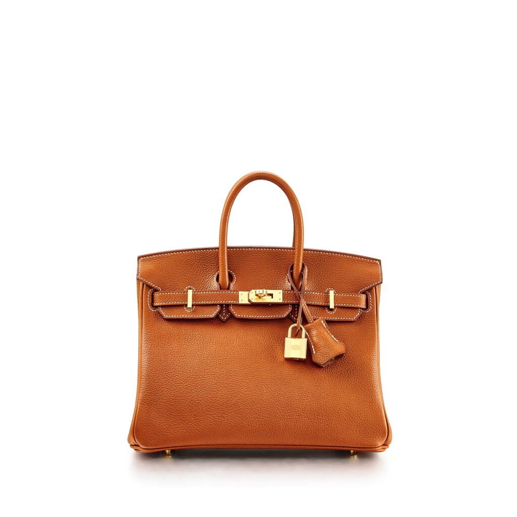 View full screen - View 1 of Lot 7734. Fauve Barenia Faubourg Birkin 25 Gold Hardware, 2022.