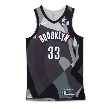 View full screen - View 1 of Lot 204. Nic Claxton Brooklyn Nets 2024-2025 Game Worn City Edition Jersey .
