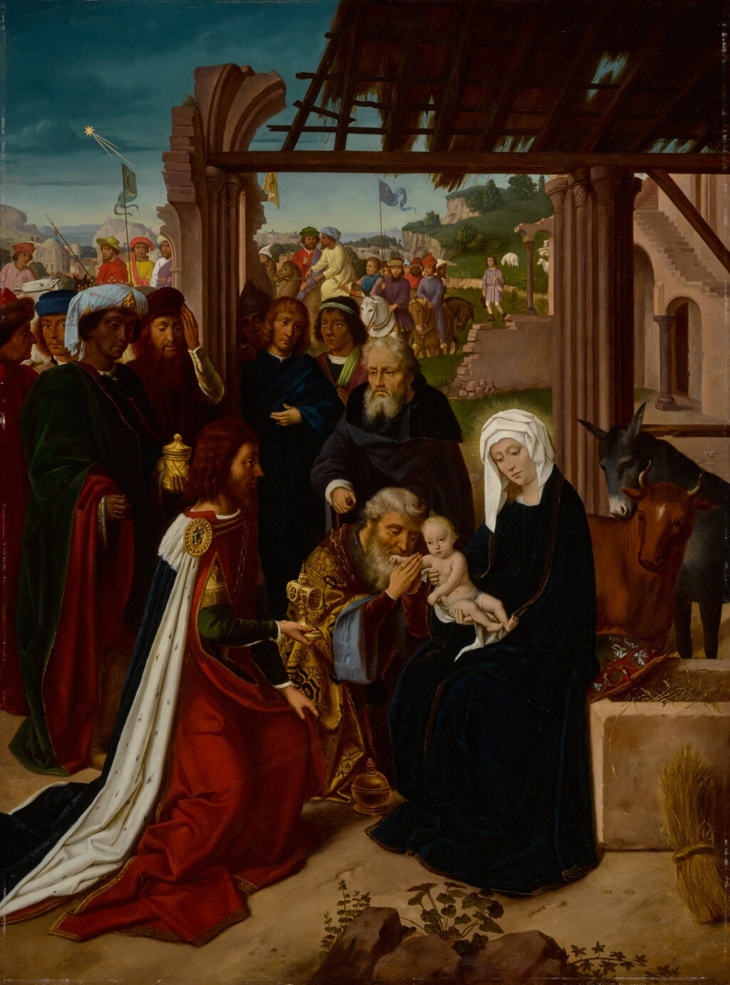 View full screen - View 1 of Lot 369. Adoration of the Magi.