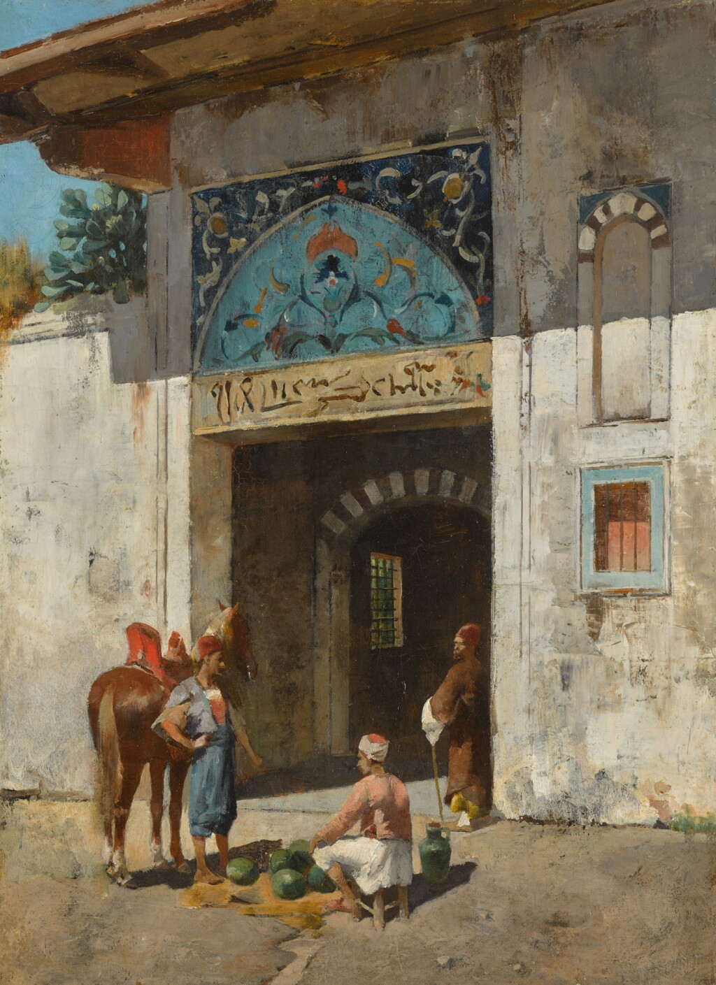 View full screen - View 1 of Lot 203. The Melon Seller.