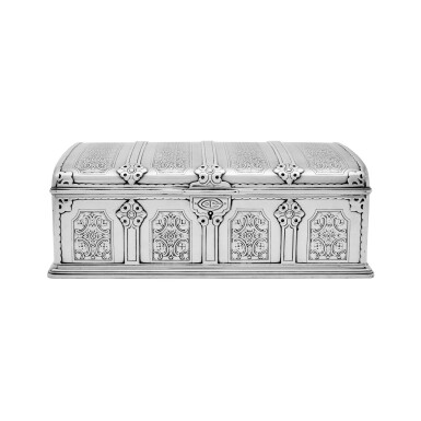 View full screen - View 1 of Lot 1748. American Art Deco silver cigar box, Tiffany & Co., New York, circa 1930.