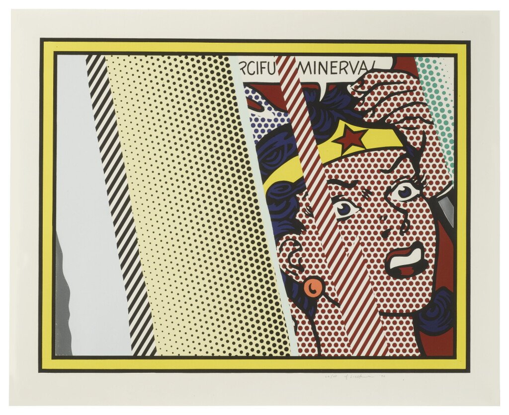 View full screen - View 1 of Lot 5. ROY LICHTENSTEIN | REFLECTIONS ON MINERVA (C. 244).