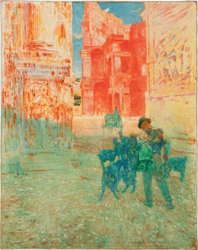 View full screen - View 1 of Lot 105. Roman ruins | Ruines romaines.