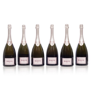 View full screen - View 1 of Lot 344. Krug Rosé NV (6 MAG).