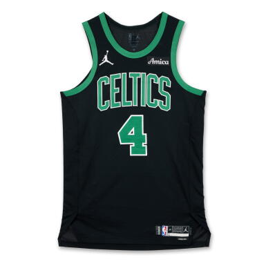 View full screen - View 1 of Lot 60. Jrue Holiday Boston Celtics 2024-2025 Emirates NBA Cup Game Worn Statement Edition Jersey | Matched to 2 Games.