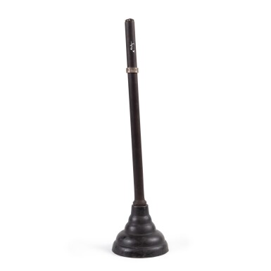 View full screen - View 1 of Lot 372. Chrome Hearts, An ebonized plunger | Eine geschwärzte Saugglocke.