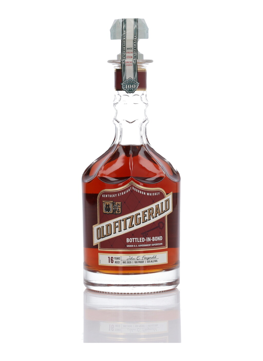 View full screen - View 1 of Lot 1194. Old Fitzgerald 16 Year Old Bottled In Bond 100 Proof 2004 (1 Bottle 75cl).