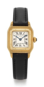 SANTOS YELLOW GOLD WRISTWATCH (OROLOGIO DA POLSO IN ORO GIALLO) CIRCA 1990 | CARTIER, PARIS