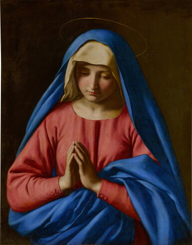 View full screen - View 1 of Lot 503. Madonna in prayer.