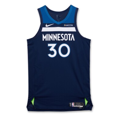 View full screen - View 1 of Lot 162. Julius Randle Minnesota Timberwolves 2024-2025 Game Worn Icon Edition Jersey.