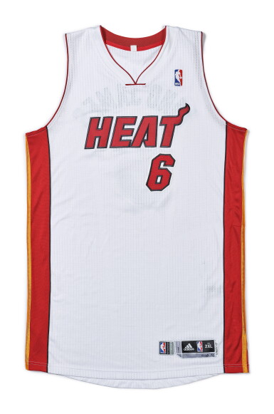 View full screen - View 1 of Lot 1. LeBron James “King James” Game Worn 2013-2014 Season Jersey.
