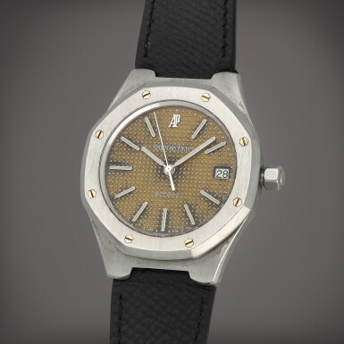 View full screen - View 1 of Lot 30. Royal Oak, Reference 14800ST | A stainless steel wristwatch with date | Circa 1990.