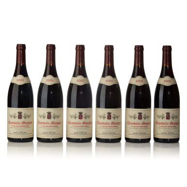 View full screen - View 1 of Lot 135. Chambolle Musigny, Aux Beaux Bruns 2005 Ghislaine Barthod (6 BT).