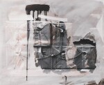 ROBERT RAUSCHENBERG | WRAPPED BOXES WITH CHAIN I (FROM THE BLEACHER SERIES), 1989