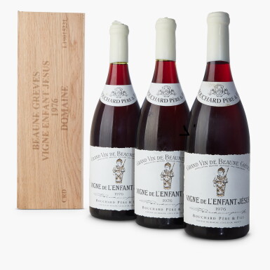 View full screen - View 1 of Lot 282. Beaune Grèves, Vigne de l'Enfant Jésus 1976 Bouchard Père et Fils (3 MAG).