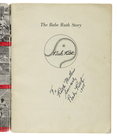 View full screen - View 1 of Lot 159. RUTH, GEORGE HERMAN ("BABE") | The Babe Ruth Story by Babe Ruth as told to Bob Considine. New York: E. P Dutton, 1948 .