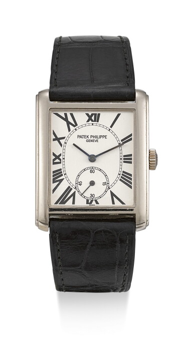 View full screen - View 1 of Lot 49. PATEK PHILIPPE | GONDOLO, REFERENCE 5014, A WHITE GOLD WRISTWATCH, CIRCA 1998.