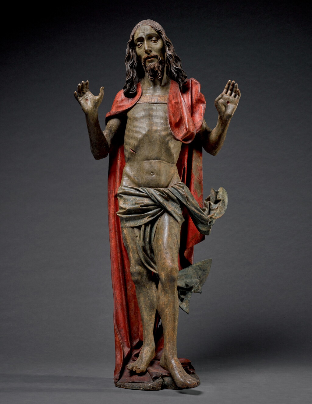 View full screen - View 1 of Lot 48. ATTRIBUTED TO HEINRICH ISELIN (CIRCA 1450-1513), GERMAN, KONSTANZ, CIRCA 1480 | CHRIST AS THE MAN OF SORROWS.