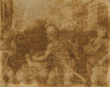 View full screen - View 1 of Lot 132. The Beheading of Saint John the Baptist.