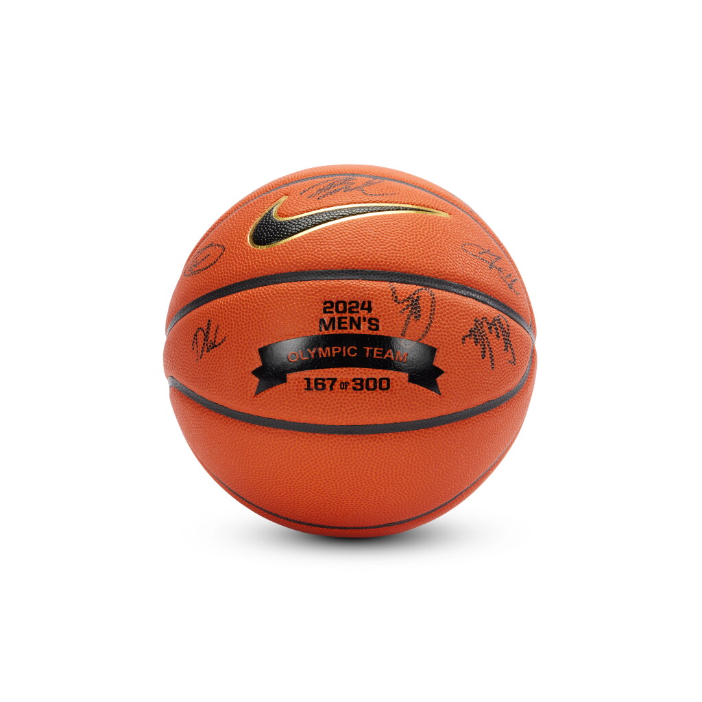 View full screen - View 1 of Lot 57. 2024 US Olympic Men's National 'Gold Medal Winning' Team Signed Basketball.