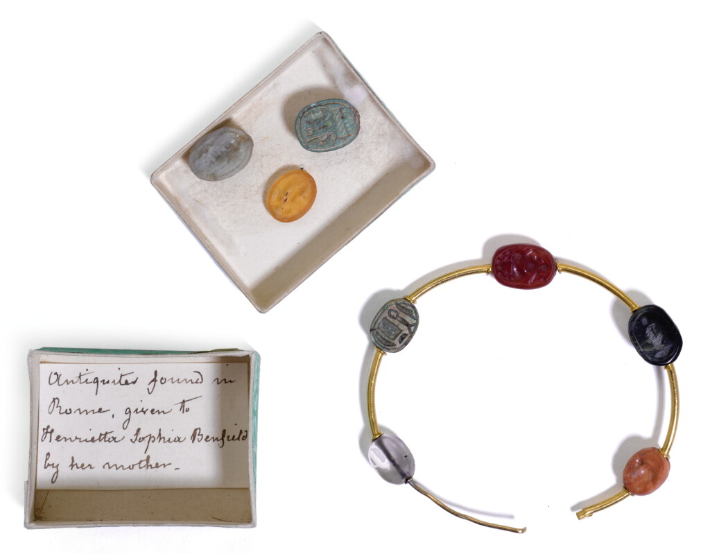 View full screen - View 1 of Lot 182. A GROUP OF SEVEN SMALL SCARAB-SHAPED INTAGLIOS.