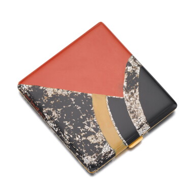 View full screen - View 1 of Lot 307. Lacquer cigarette case, circa 1930.