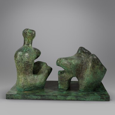 View full screen - View 1 of Lot 43. Two-Piece Reclining Figure No. 4.