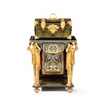 A marquetry casket and stand, the casket Louis XIV circa 1685-1700, attributed to André-Charles Boulle, the stand partly Louis XIV adapted in the second half of the 18th century
