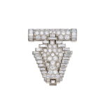 Diamond Clip-Brooch