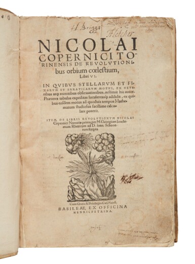 View full screen - View 1 of Lot 21. Copernicus, Nicolaus | A significant association copy of the 1566 De Revolutionibus.