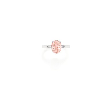 View full screen - View 1 of Lot 269. BAGUE DIAMANT FANCY DEEP PINK | FANCY DEEP PINK DIAMOND RING.