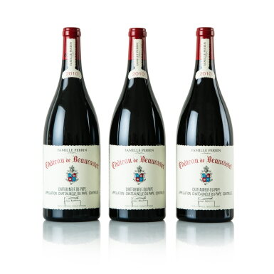 View full screen - View 1 of Lot 329. Château de Beaucastel Rouge 2010 (3 MAG).