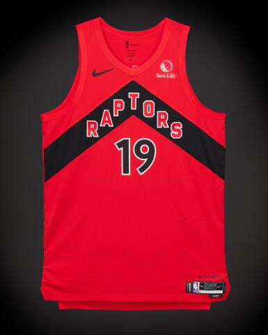 View full screen - View 1 of Lot 46. Jakob Poeltl Toronto Raptors 2026 NBA Playoffs Eastern Conference Round 1 Game Worn Icon Edition Jersey | Game 1 | Matched to 4 Games.
