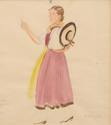 View full screen - View 1 of Lot 20. Tablier citron.