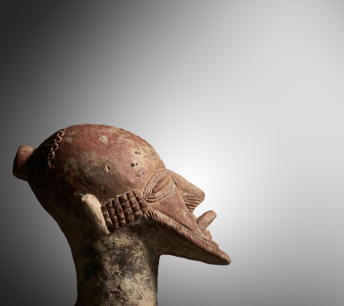 View full screen - View 1 of Lot 69. Head, Middle Niger Civilization, Mali.