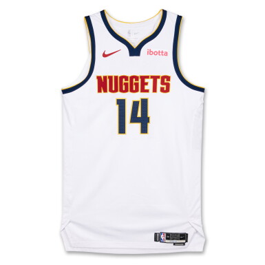 View full screen - View 1 of Lot 77. DaRon Holmes II Denver Nuggets 2026 NBA Playoffs Western Conference Round 1 Game Issued Association Edition Jersey | Game 1.